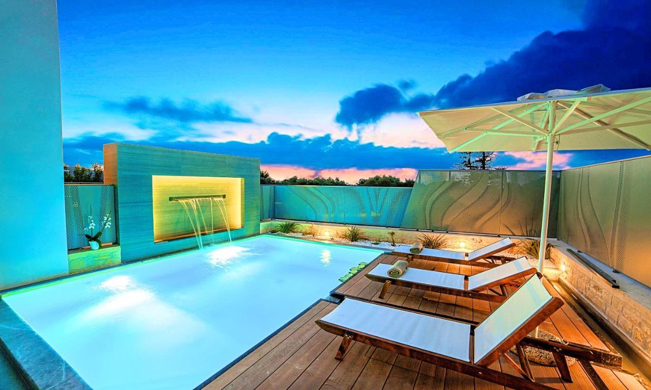 Perla Villas With Heated Pool Kávallos Εξωτερικό φωτογραφία